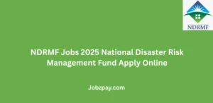 NDRMF Jobs 2025 National Disaster Risk Management Fund Apply Online