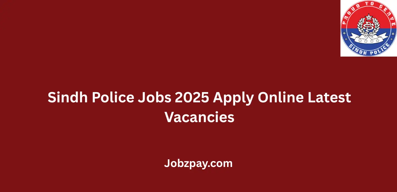 Sindh Police Jobs 2025 Apply Online Latest Vacancies