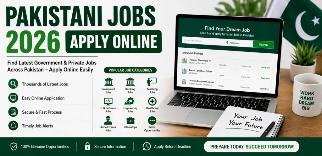 Pakistani Jobs 2026 Apply Online Complete Guide to Finding and Applying for Jobs in Pakistan