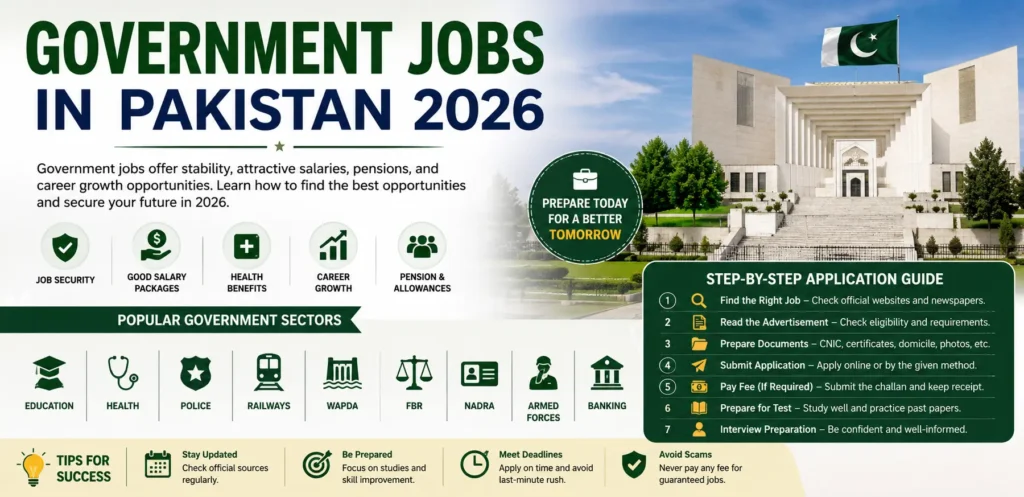 Government Jobs in Pakistan 2026 Complete Guide to Finding and Applying Successfully