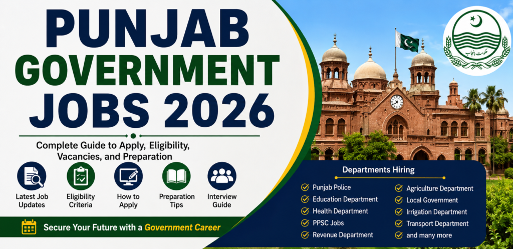 Punjab Government Jobs 2026 Complete Guide to Apply Eligibility and Career Opportunities