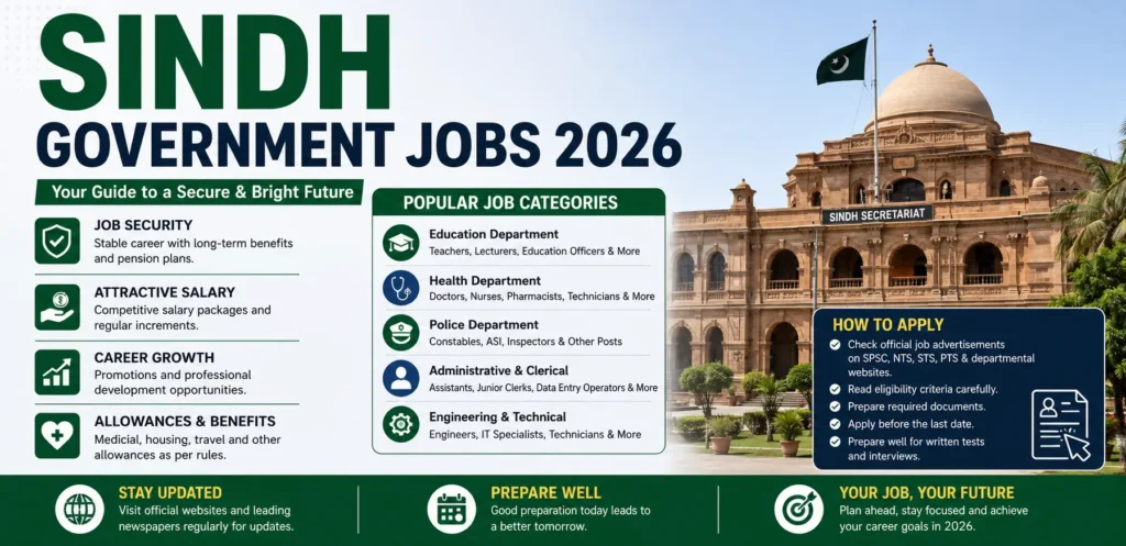 Sindh Government Jobs 2026 Complete Guide to Finding and Applying for Government Vacancies